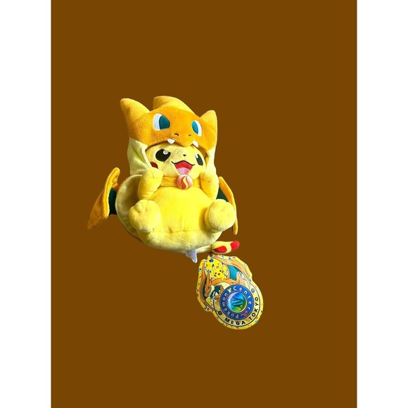 Pokémon Center In Tokyo Original Charizard Hoodie Pikachu Plush 2014 Limited NWT - Picture 2 of 5